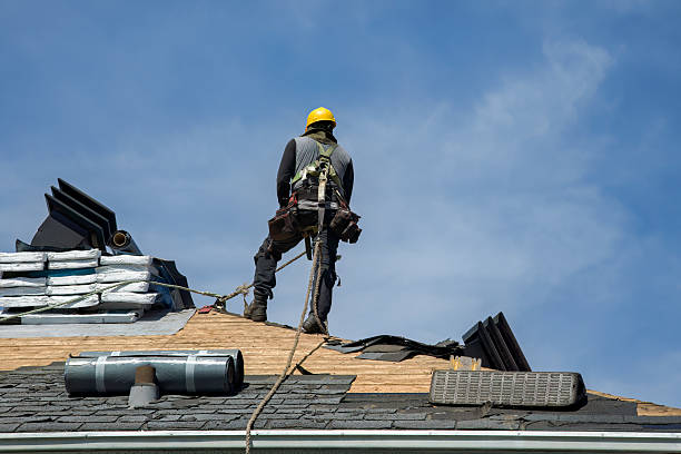 Professional Gutter Installation technician working in Crittenden, KY